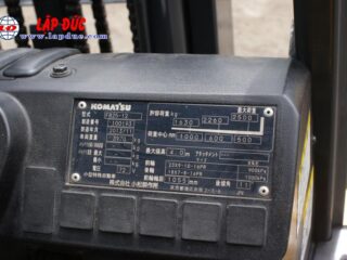 Xe nâng điện ngồi lái cũ KOMATSU 2.5 tấn FB25-12 # 100193