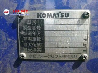 Xe nâng động cơ dầu 3 tấn KOMATSU FD30C-14 # 560485 giá rẻ