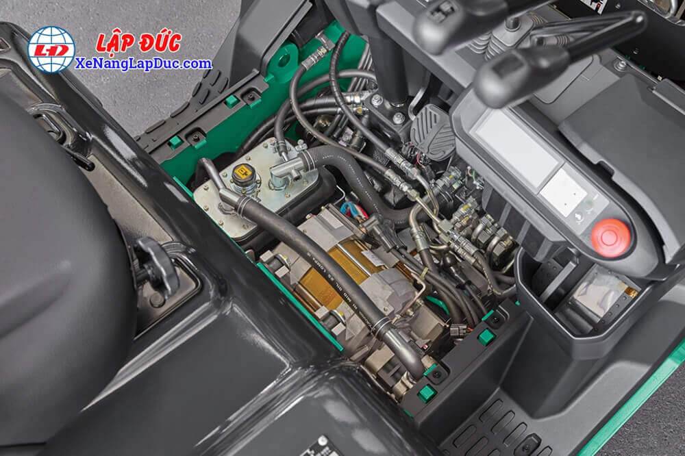 Xe nâng điện Mitsubishi 3 tấn FB30CB mới 100% 37