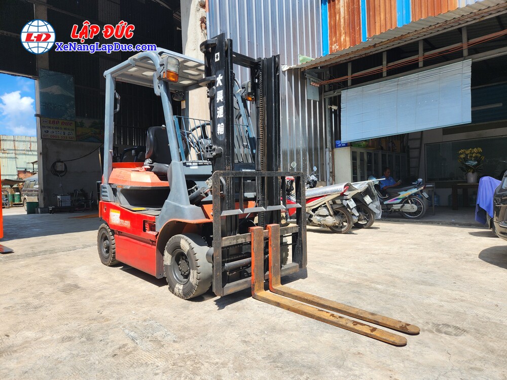 Xe nâng điện 1.4 tấn ngồi lái Toyota 7FB14 #55862 nhập khẩu từ Nhật Bản