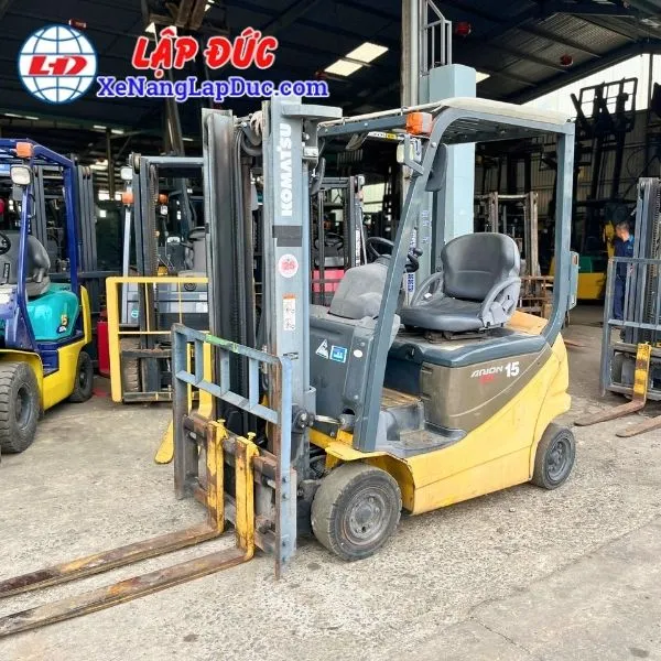 Xe Nâng Điện Ngồi Lái 1.5 Tấn KOMATSU FB15-12