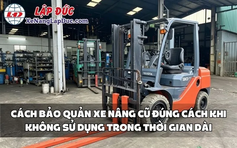 CÁCH BẢO QUẢN XE NÂNG CŨ ĐÚNG CÁCH KHI KHÔNG SỬ DỤNG TRONG THỜI GIAN DÀI