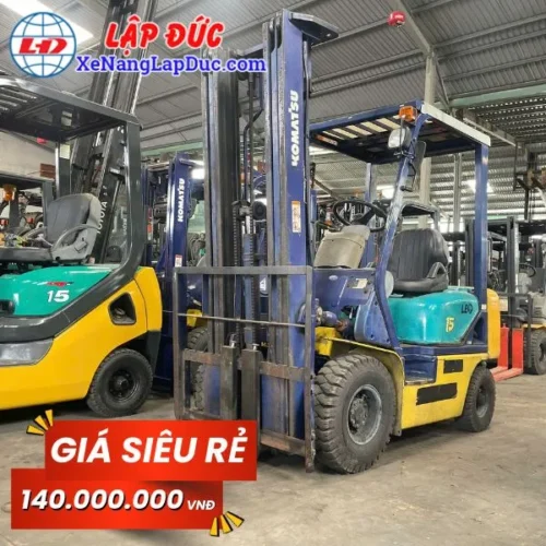 Xe Nâng Dầu 1.5 Tấn KOMATSU FD15C-16