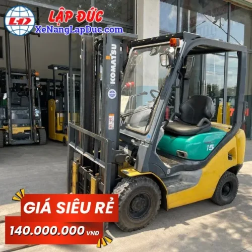 Xe Nâng Dầu 1.5 Tấn KOMATSU FD15C-18