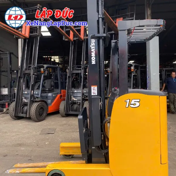 Xe Nâng Điện Đứng Lái 1.5 Tấn KOMATSU FB15RL-15