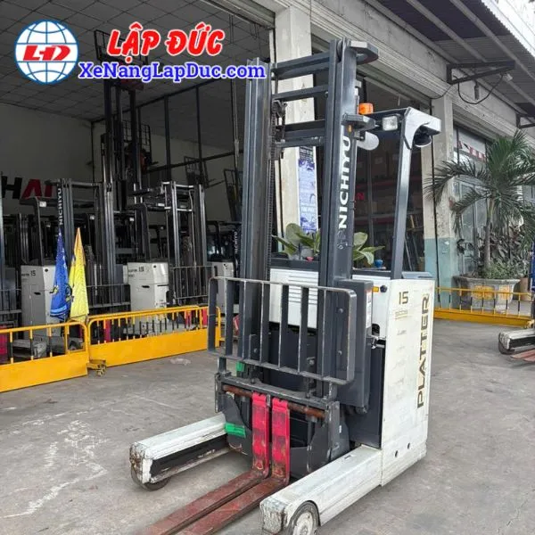 Xe Nâng Điện Đứng Lái 1.5 Tấn NICHIYU FBRM15-H85B-400