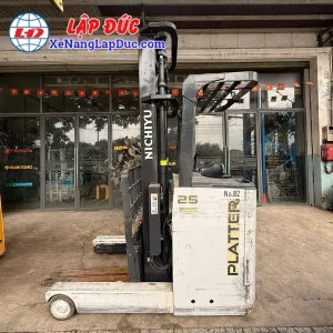 Xe Nâng Điện Đứng Lái 2.5 Tấn NICHIYU FBRM25-80-430AF